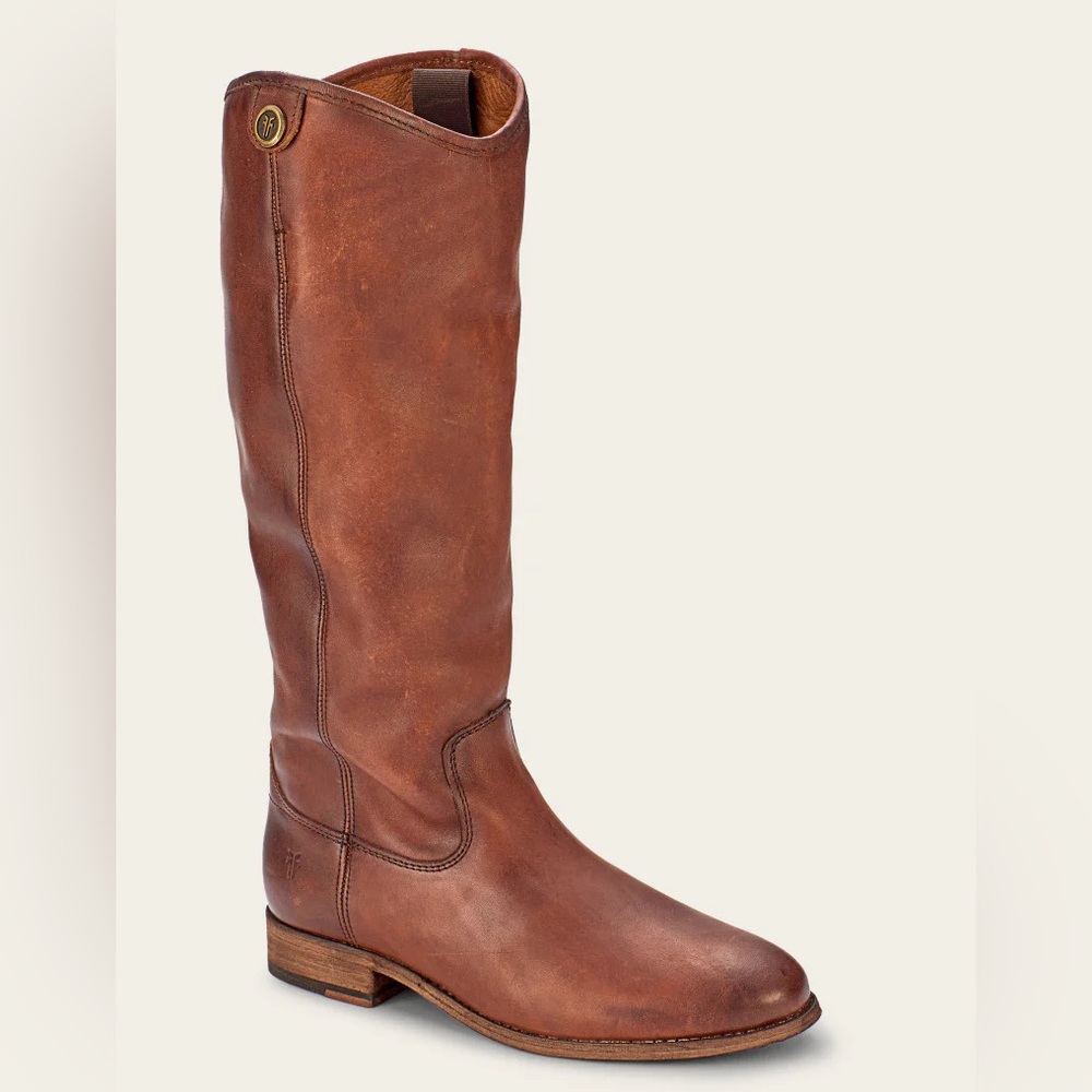 Frye boots leather brown riding boots